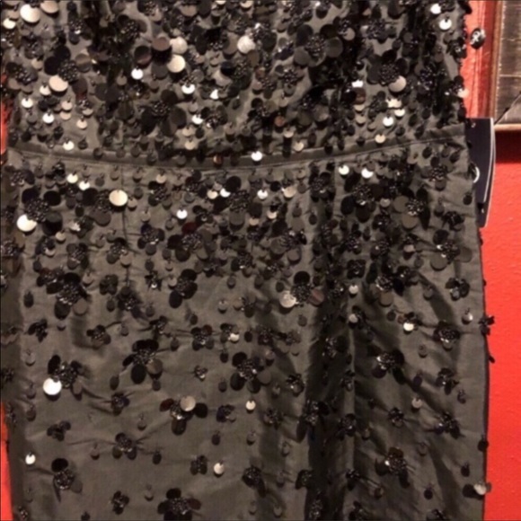 BHLDN Adrianna Papell Rosie Off Shoulder Column Gown - Picture 12 of 13